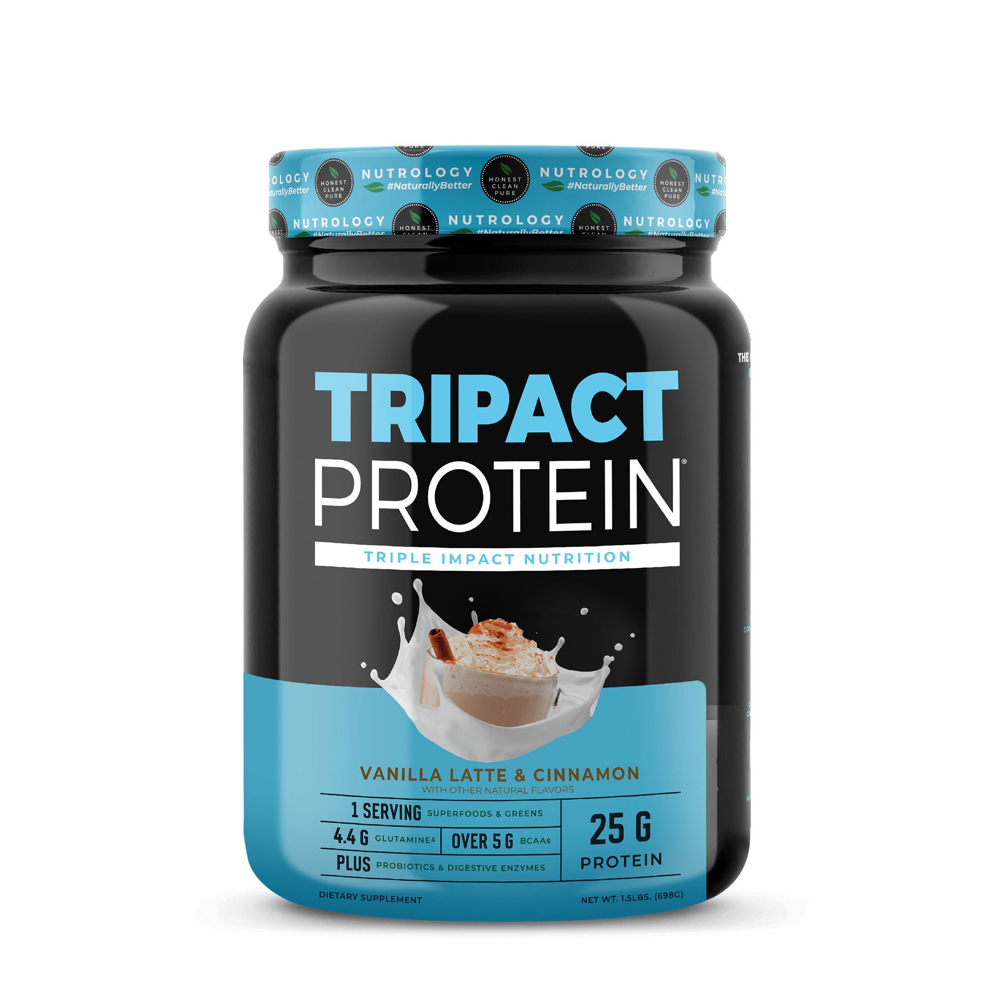 Tripact Protein - Vanilla Latte &amp; Cinnamon (20 Servings)  | GNC